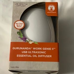 2/$10 GURUNANDA  Work Genie II USB Ultra Sonic Essential Oil Diffuser